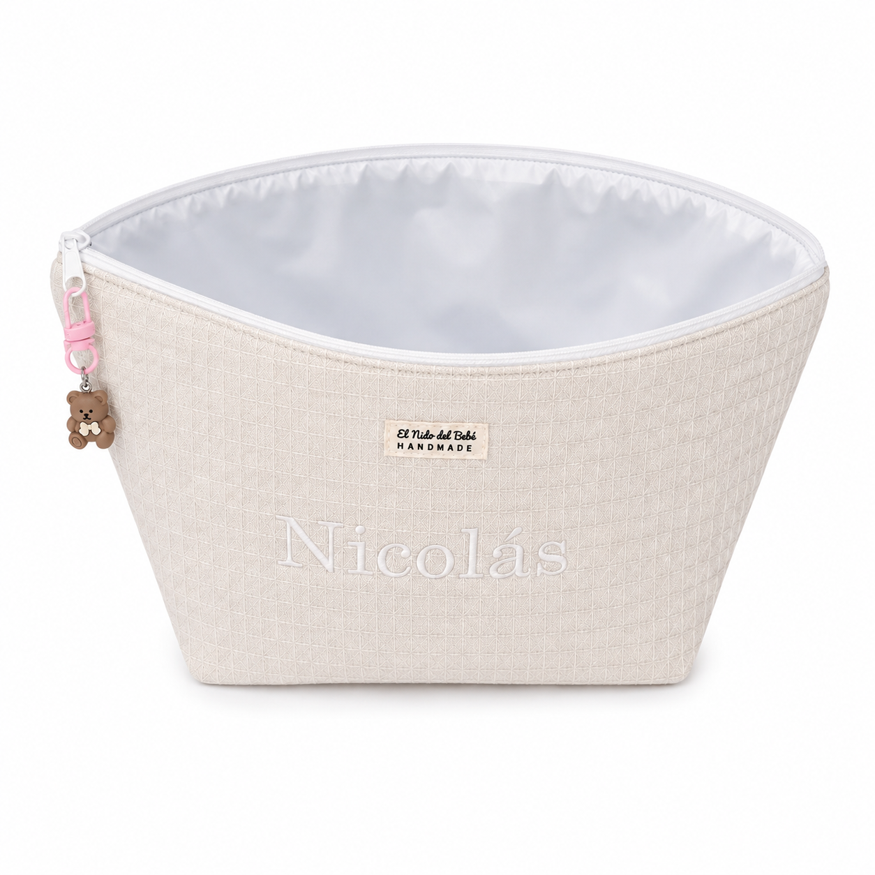 Neceser Impermeable Pañalera Crudo