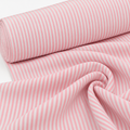 Tela Popelín de Algodón 100% Rayas Rosa y Blanco – OEKO-TEX®