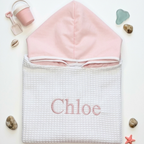 Poncho de Baño hecho a mano y personalizado para Bebés y Niños
