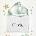 Poncho de Baño hecho a mano y personalizado para Bebés y Niños