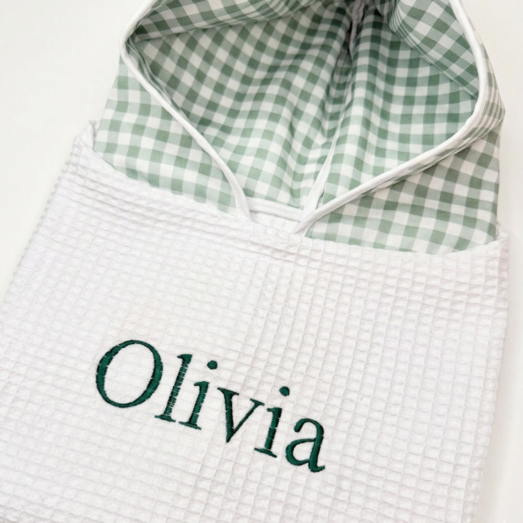 Poncho Vichy Verde