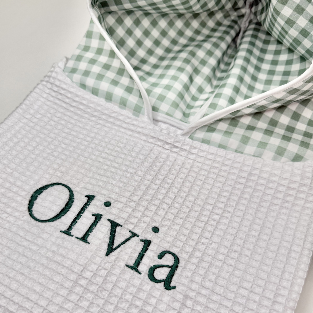 Poncho de Baño hecho a mano y personalizado para Bebés y Niños