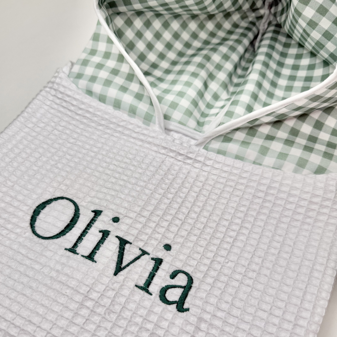 Poncho de Baño hecho a mano y personalizado para Bebés y Niños