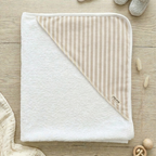 Capa de Baño Rayas Beige