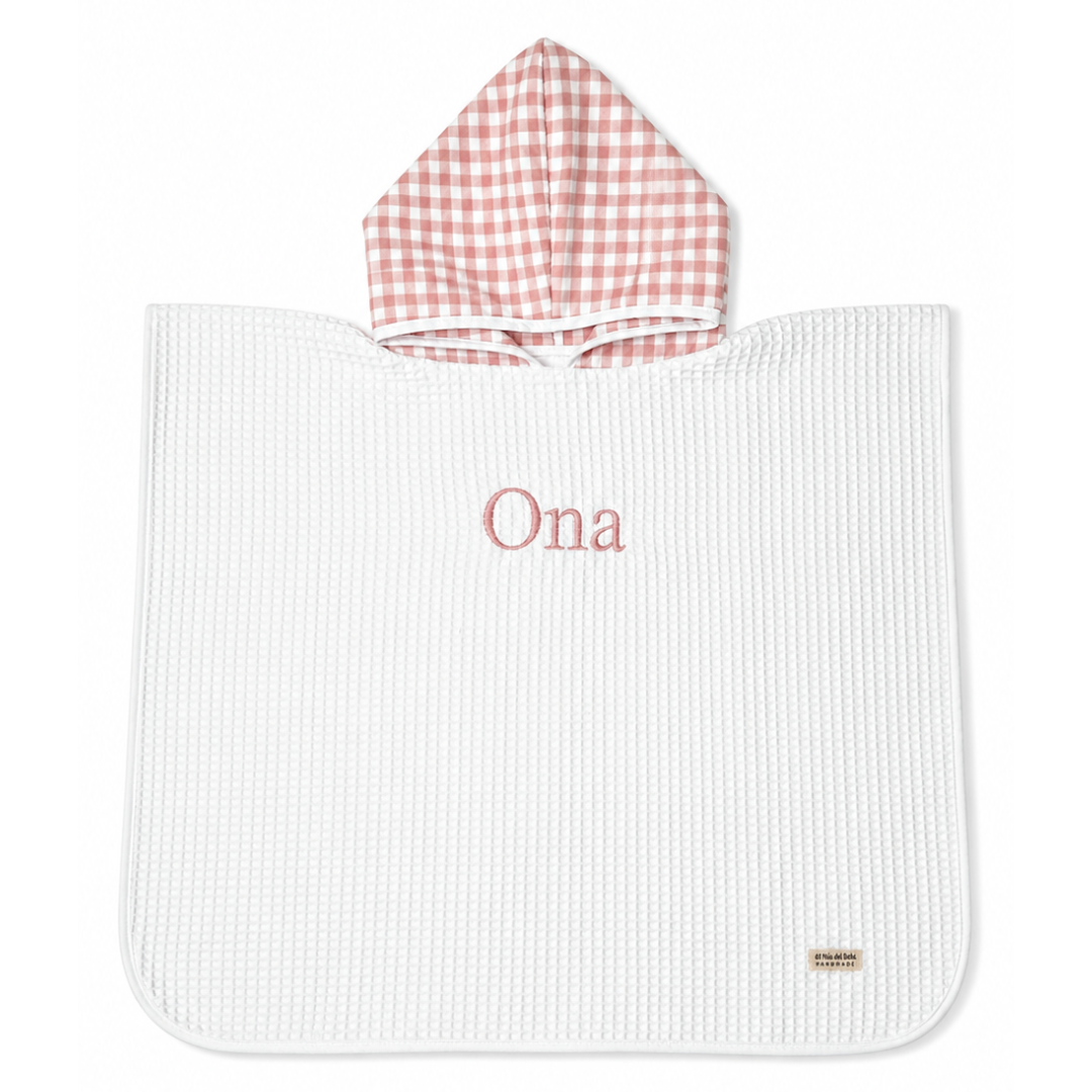 Poncho de Baño hecho a mano y personalizado para Bebés y Niños