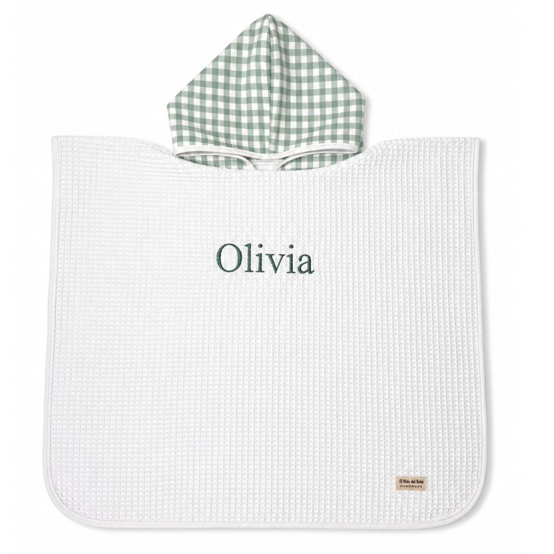 Poncho Vichy Verde