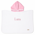 Poncho Rayas Rosa