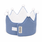 Corona Cumpleaños Personalizada Azul Báltico