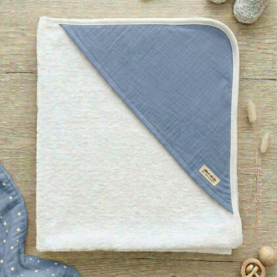 Capa de Baño Azul Báltico
