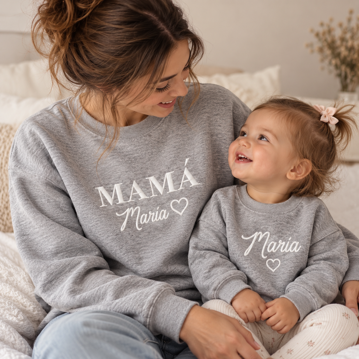 Pack Sudaderas Personalizadas Mamá e Hijo/a