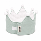 Corona Cumpleaños Personalizada Verde Pastel