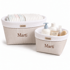 Organizadores de pañales Rayas Beige