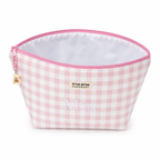 Neceser Impermeable Pañalera Vichy Rosa