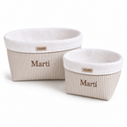 Organizadores de pañales Rayas Beige