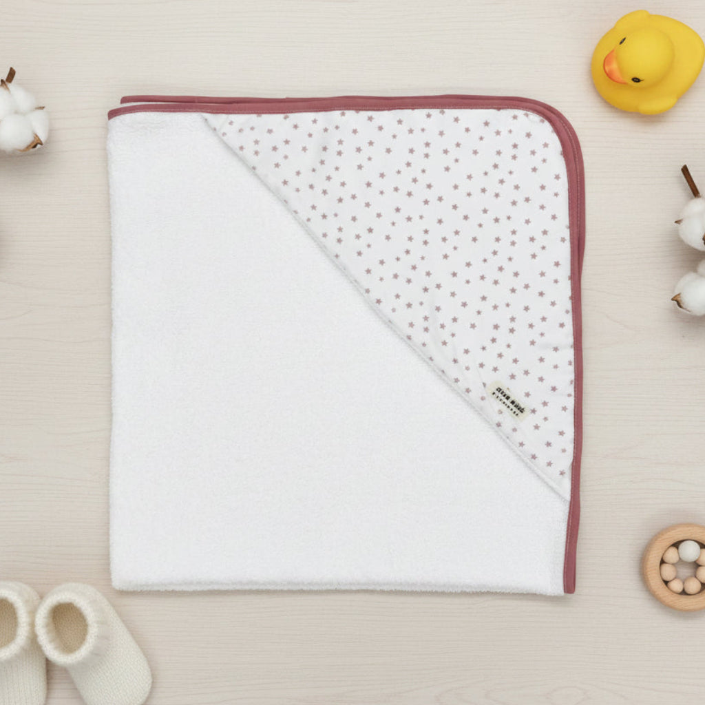 Capa de Baño Rosa Estrellas
