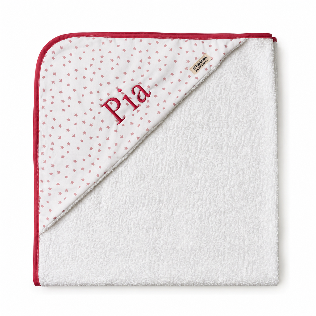 Capa de Baño Rosa Estrellas