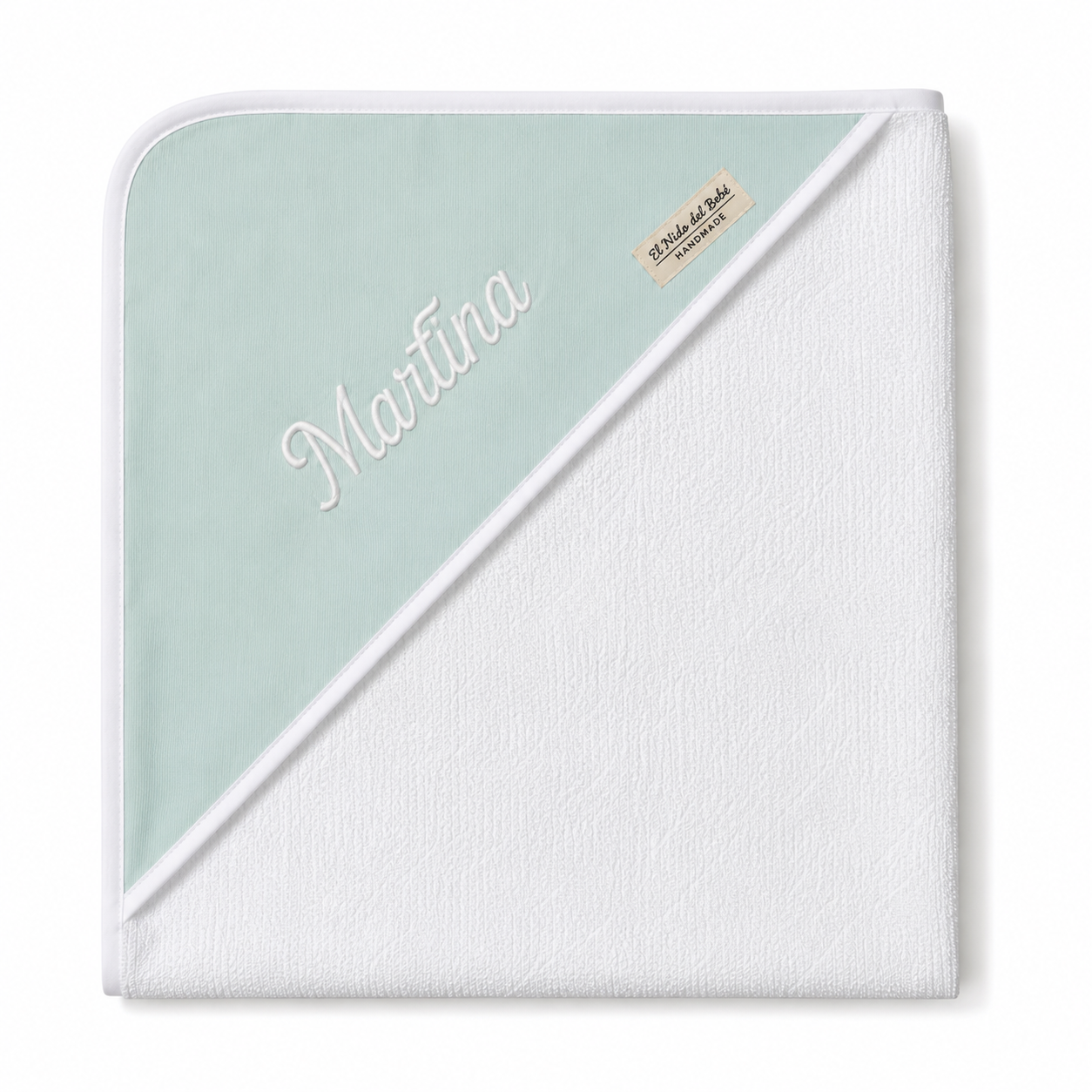 Capa de Baño Verde Pastel
