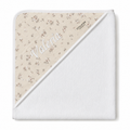 Capa de Baño Beige Flores