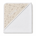 Capa de Baño Beige Flores