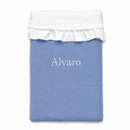 Manta Invierno Personalizada Azul