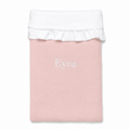 Manta Invierno Personalizada Rosa Pastel