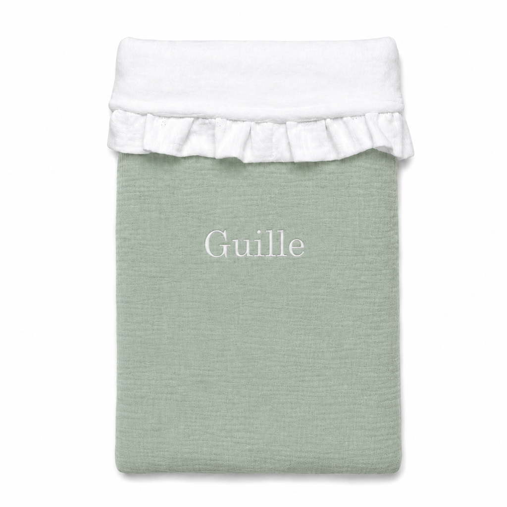 Manta Invierno Personalizada Verde Pastel