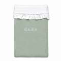 Manta Invierno Personalizada Verde Pastel
