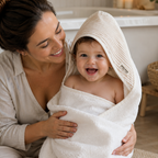 Capa de Baño Rayas Beige