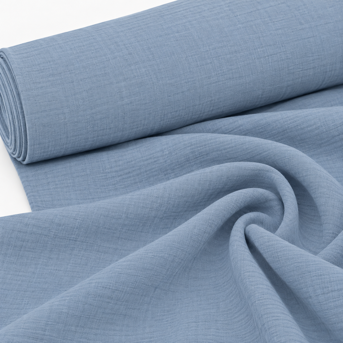 Tela Muselina Algodón 100% Azul– OEKO-TEX®