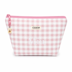 Neceser Impermeable Pañalera Vichy Rosa