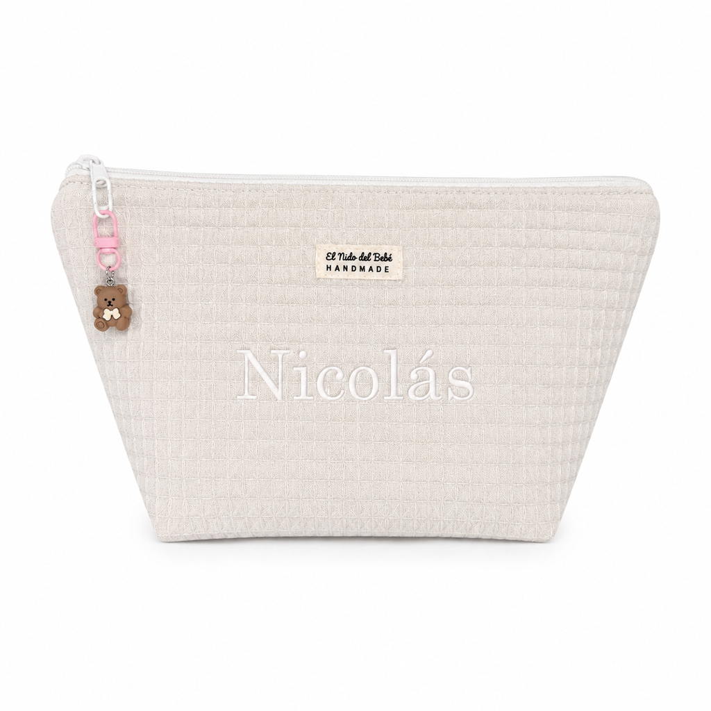 Neceser Impermeable Pañalera Crudo
