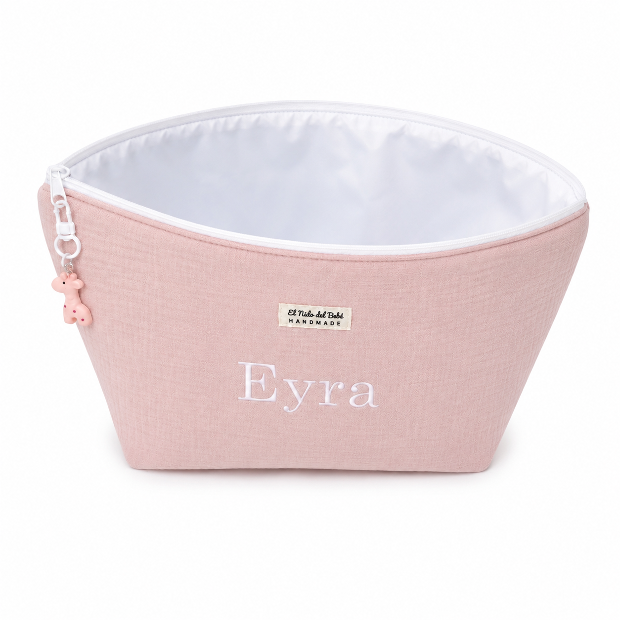 Neceser Impermeable Pañalera Rosa Pastel