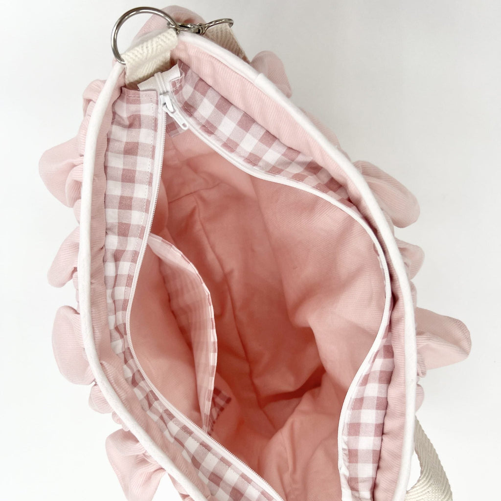 Bolso Bombonera Vichy Rosa