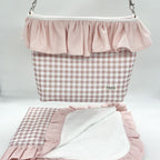 Bolso Bombonera Vichy Rosa