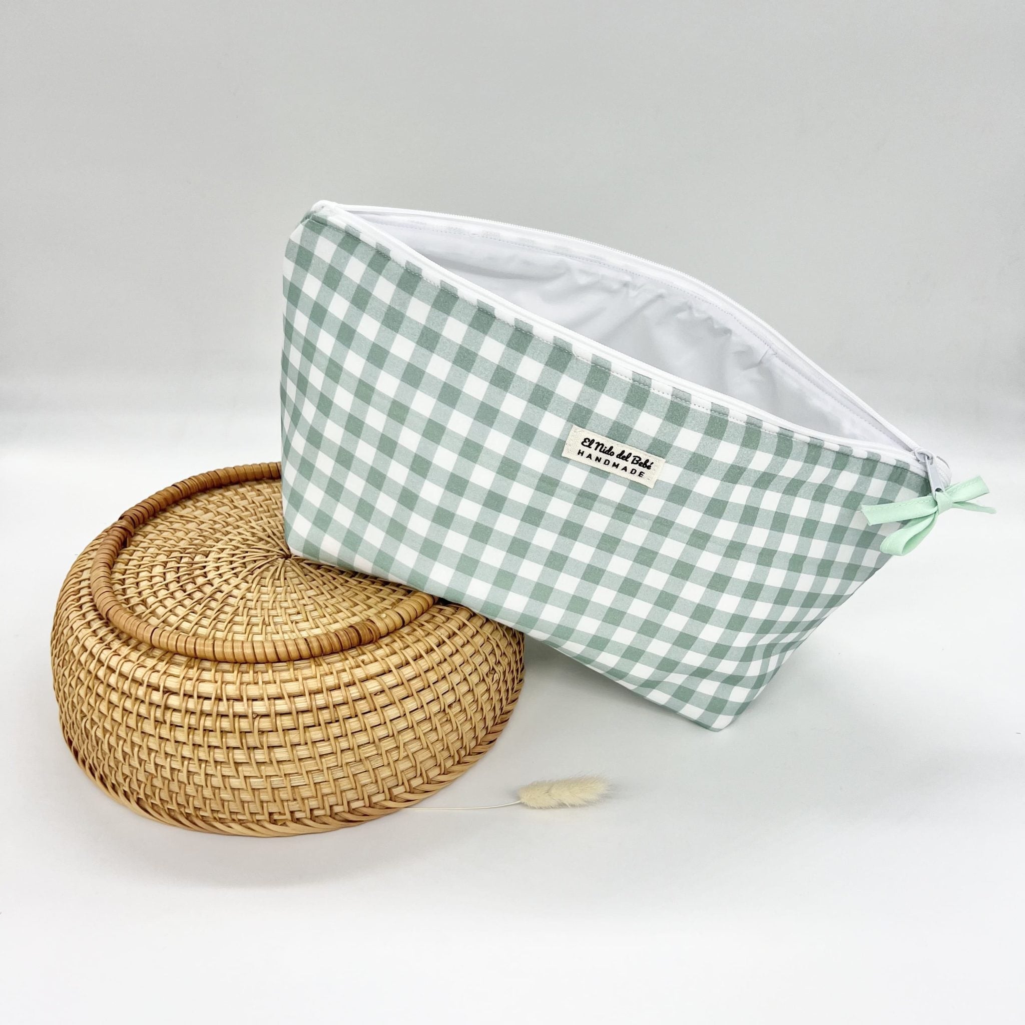 Pack Regalo Bebé Vichy Verde