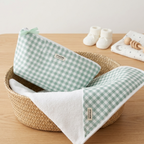 Pack Regalo Bebé Vichy Verde