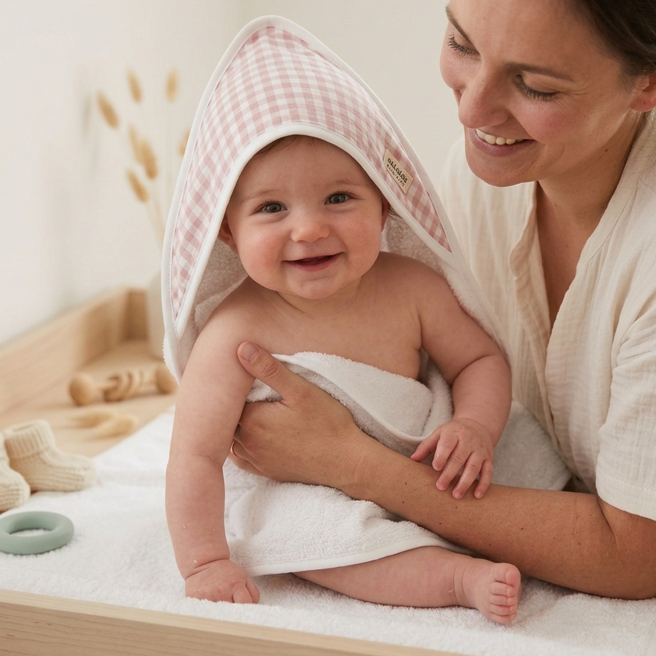 Capa de Baño Vichy Rosa
