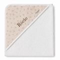Capa de Baño Beige Flores