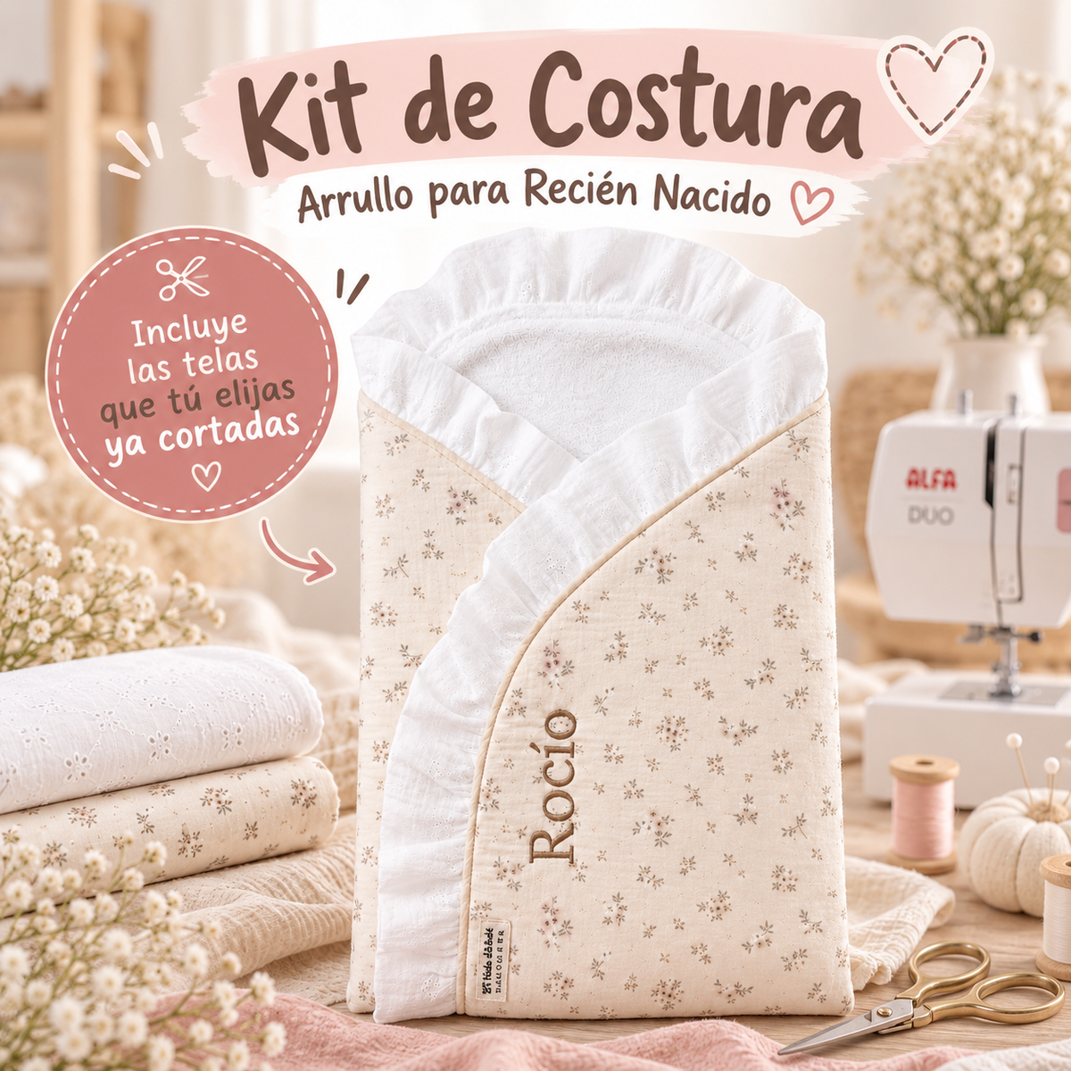 Kit de Costura Arrullo para Bebé | Cóselo tú misma