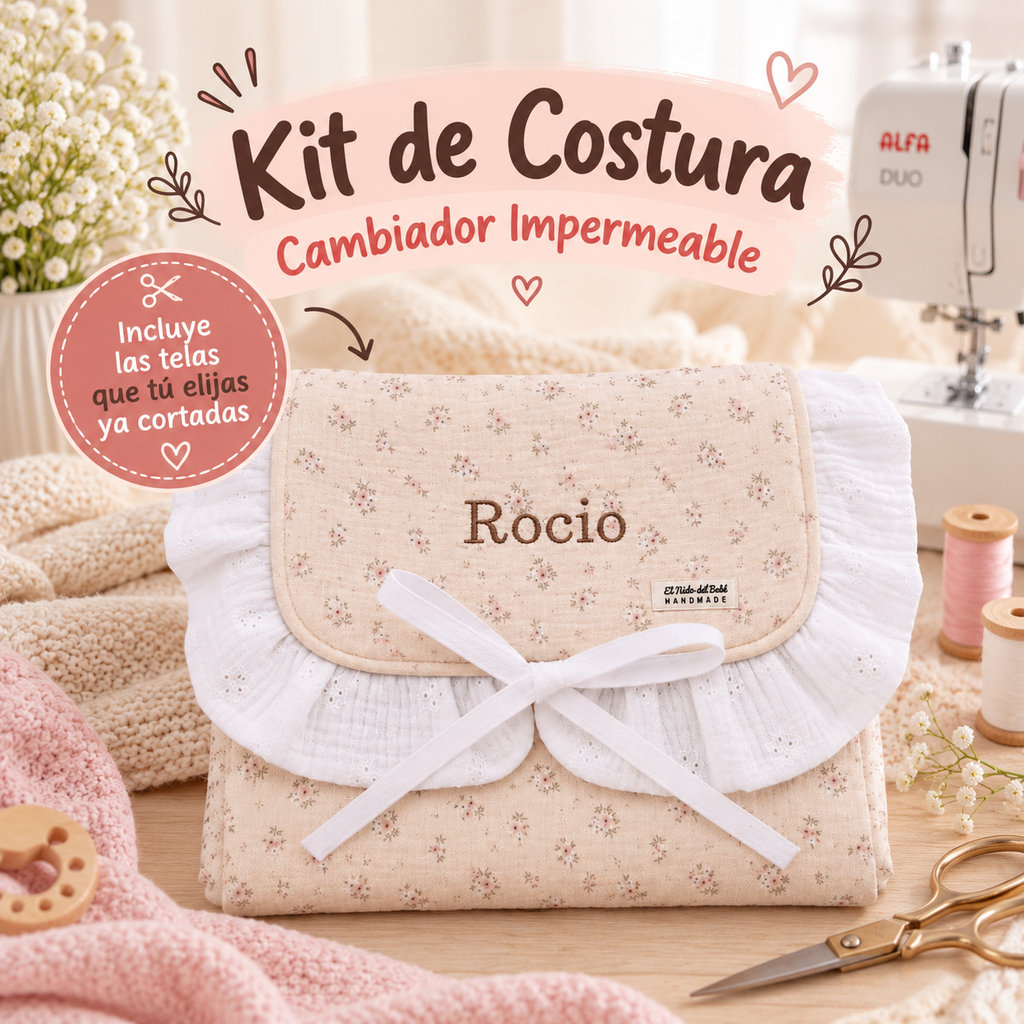 Kit de Costura Cambiador Impermeable | Cóselo tú misma