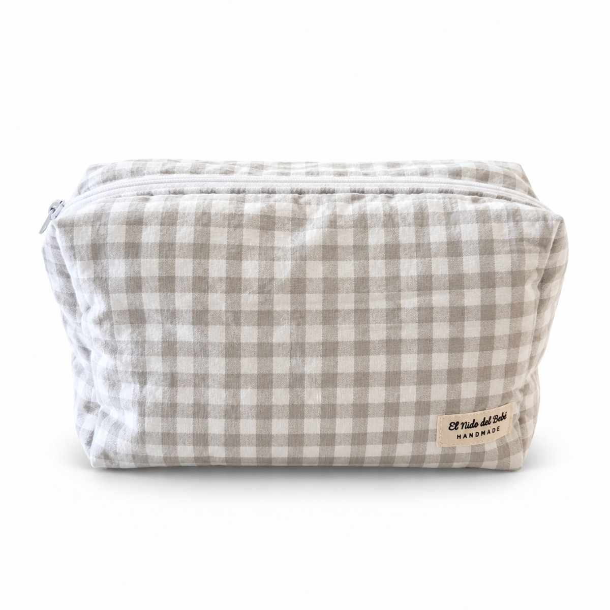 Neceser Impermeable Vichy Gris