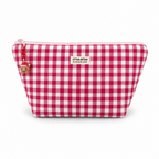 Neceser Impermeable Pañalera Vichy Granate