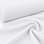 Tela Waffle de Algodón 100% Blanco – OEKO-TEX®
