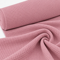 Tela Waffle de Algodón 100% Rosa Palo – OEKO-TEX®