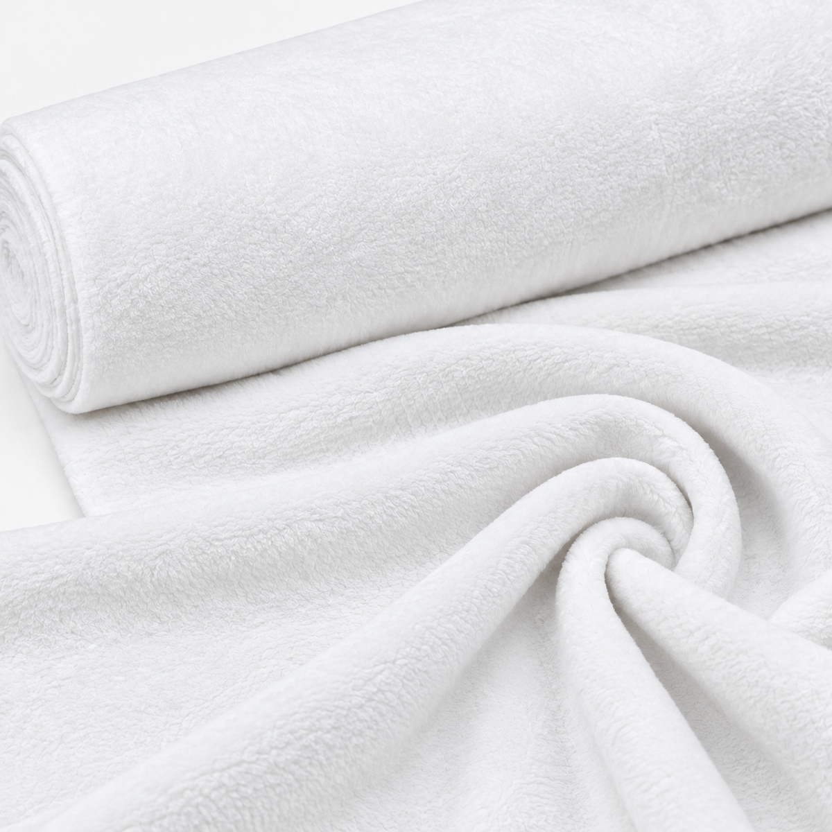 Tela Coralina Blanca Suave para Bebé – OEKO-TEX®