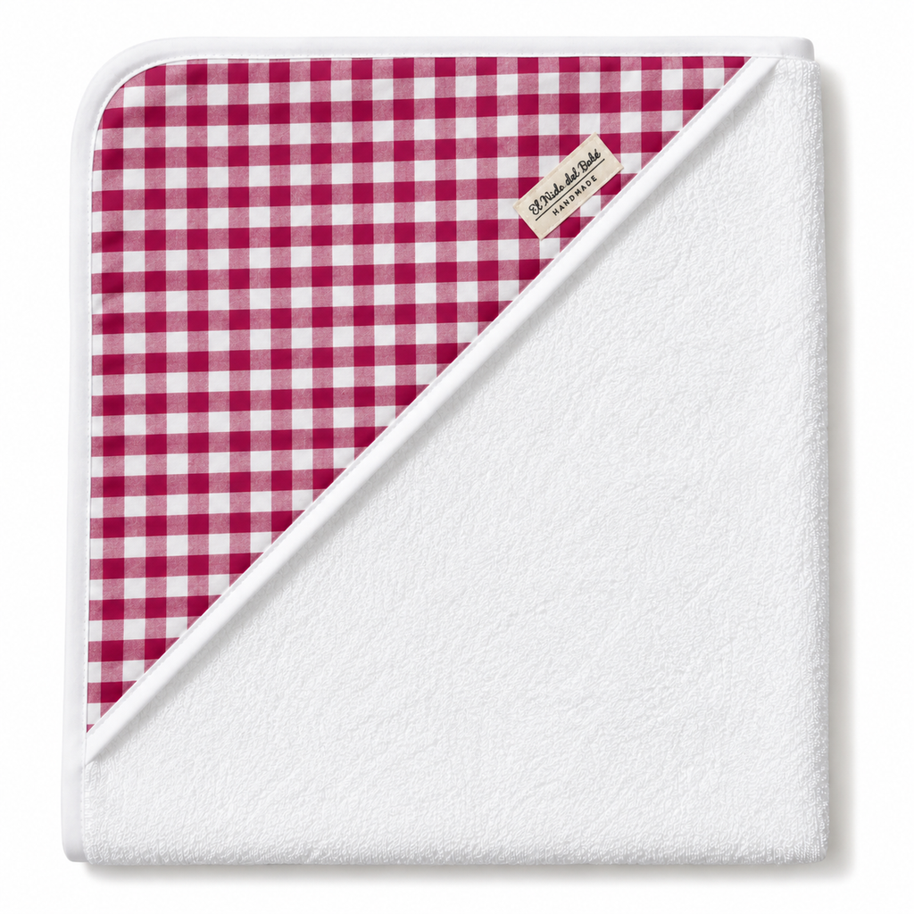 Capa de Baño Vichy Granate