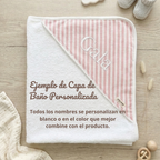 Capa de Baño Rayas Beige