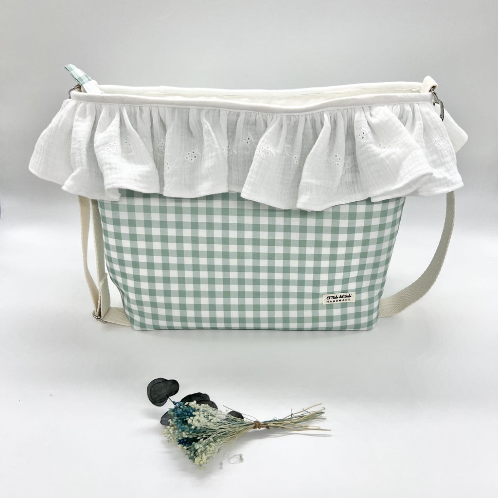 Bolso Bombonera Vichy Verde