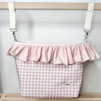 Bolso Bombonera vichy rosa