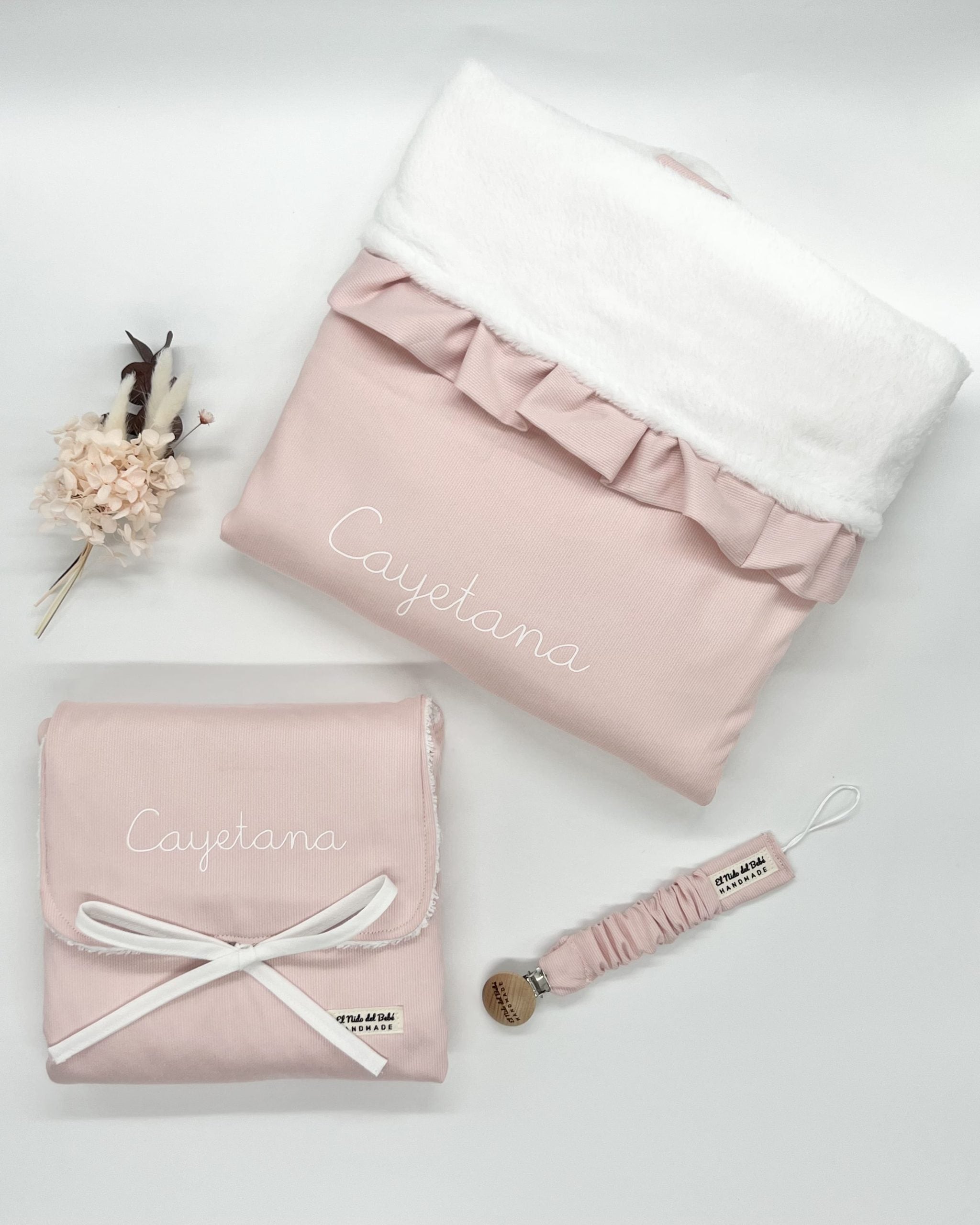 Cambiador Impermeable Rosa Pastel